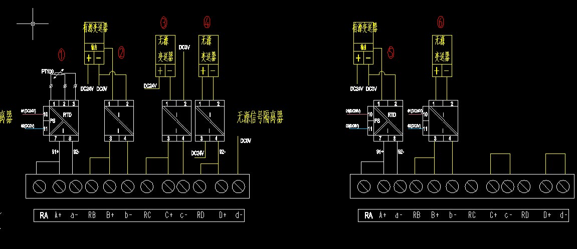 关于cpu224xp自带模拟量输入接线的问题有源或无源信号隔离器的接线