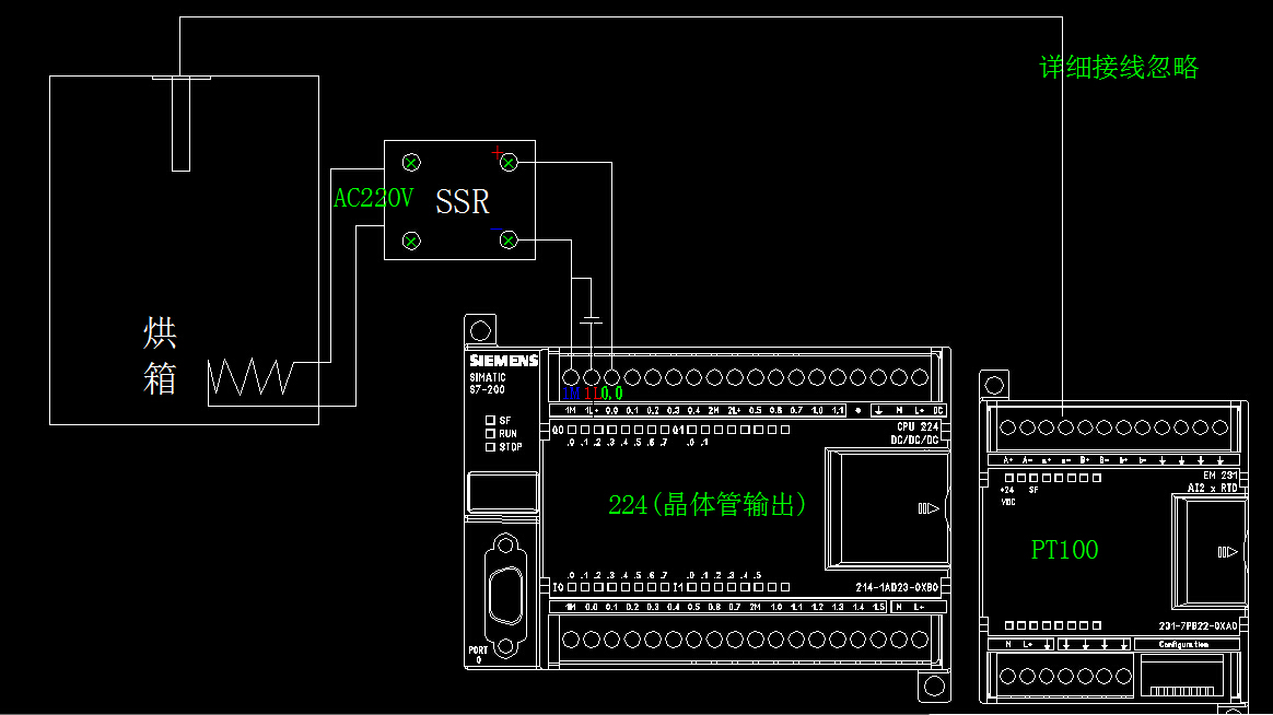 说明:《图1》是仪表商发给我的一个用ssr输出型 温控仪表的一个接线图